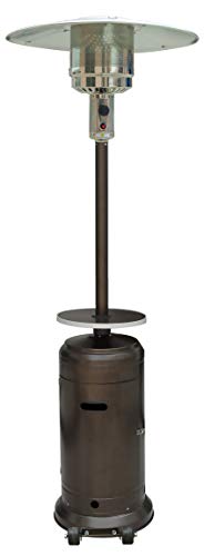 Hanover H001BR 7-Ft. 48,000 BTU Steel Propane Patio Heater, Hammered Bronze