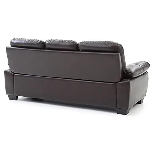 Glory Furniture Marta G674-S Sofa, Dark Brown