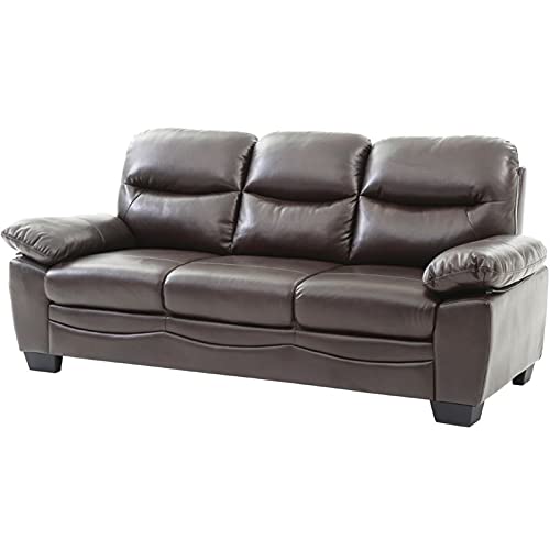 Glory Furniture Marta G674-S Sofa, Dark Brown