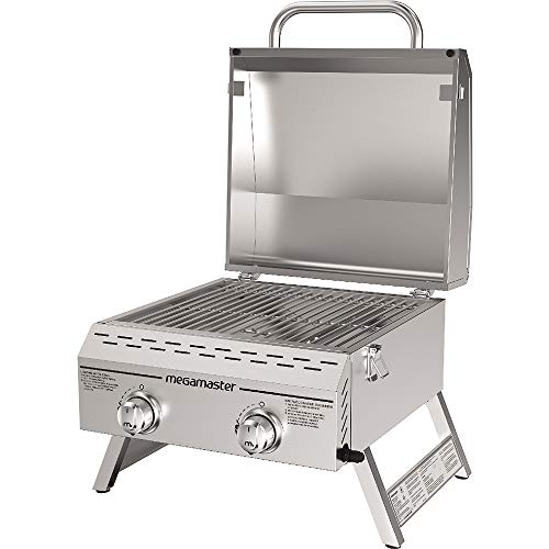 Megamaster 820-0033M Propane Gas Grill, Stainless Steel