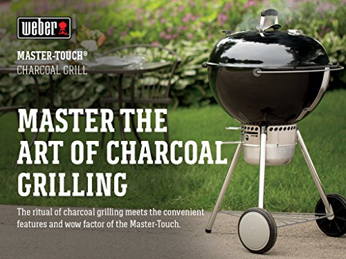 Weber 14501001 Master-Touch Charcoal Grill, 22-Inch, Black