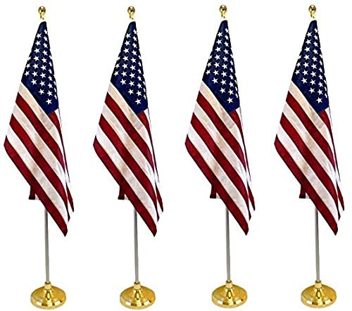 Flags Imp 8 Foot Aluminum Silver Pole with (Ball) (Fоur Paсk)