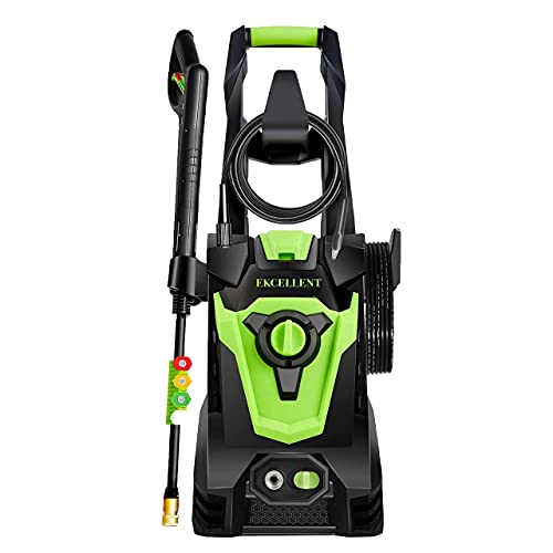 Ekcellent 4500 PSI 3.5 GPM Electric Power Washer, High Pressure Washer, Hose Reel, 4 Different Pressure Tips, Suitable for Car, Home, Garden, Driveway