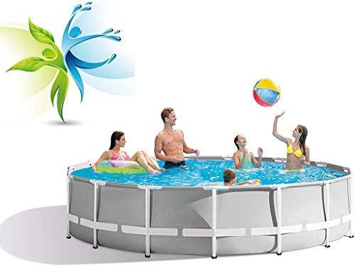 10Foot X 30In Prism Frame Above Ground Swimming Pool Set with Filter