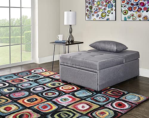 Powell Furniture Boone Convertible Sofa Bed Sofabed, 31.125