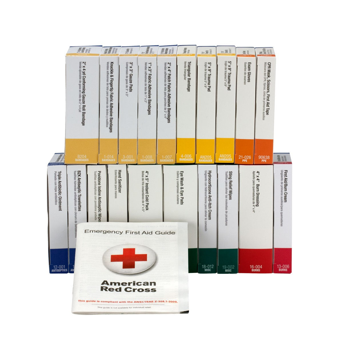 First Aid Only 24 Unit ANSI A+, First Aid Refill without Medication (4 per order)