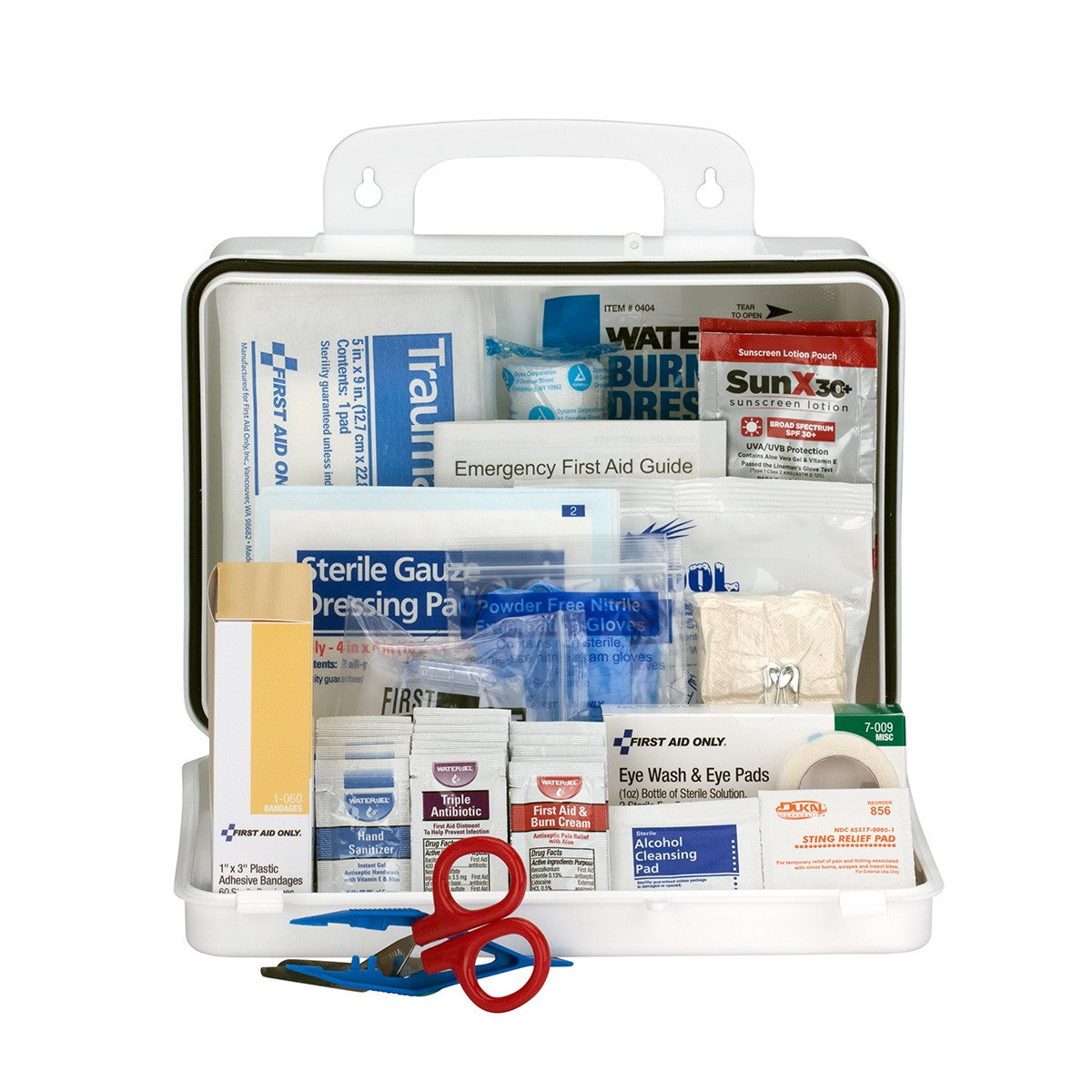 First Aid Only 25 Person Contractor ANSI A+ First Aid Kit, Plastic Case, Type III (5 per order)
