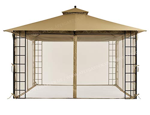 10 ft. x 12 ft. Melody Gazebo with Mosquito Net
