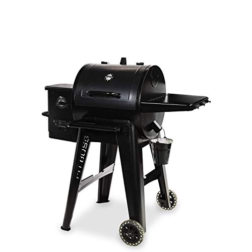 PIT BOSS PB550G Wood Pellet Grill with Cover and Folding Front Shelf Included, 550 sq in, Black