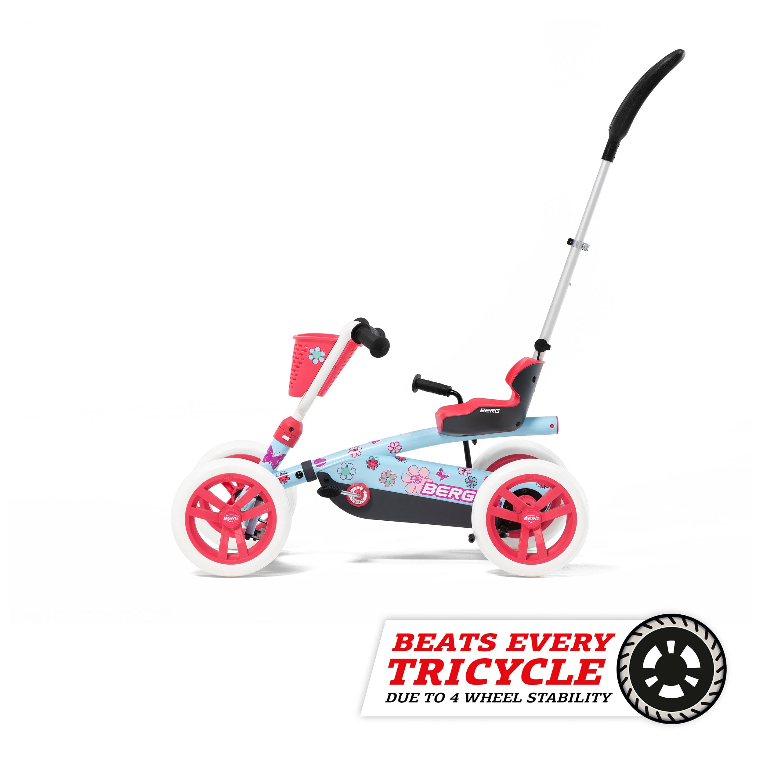 BERG Buzzy Bloom 2-In-1 Pedal Kart