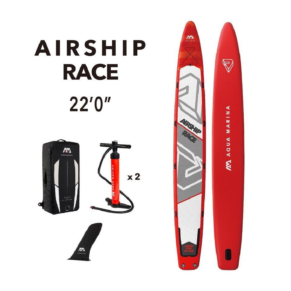 Aqua Marina Airship Race Stand Up 22 Ft. Inflatable Paddle Board