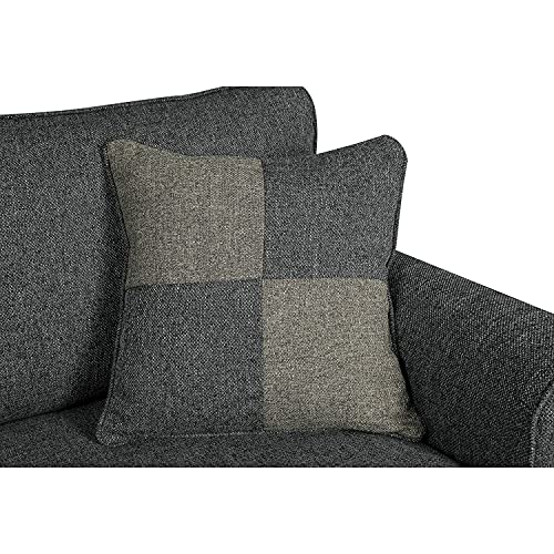 simple relax SR03CM6328GY-LV-VN Love Seats, Dark Gray