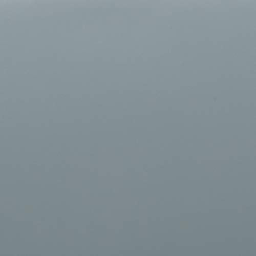 OSP Home Furnishings Pacific Sofa with Padded Box Spring Seats and Silver Metal Legs, Charcoal Grey Faux Leather