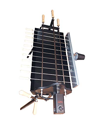 Cyprus Charcoal Grill, Foukou, with two Variable Speed 0-55RPM, Adjustable Height Regulator