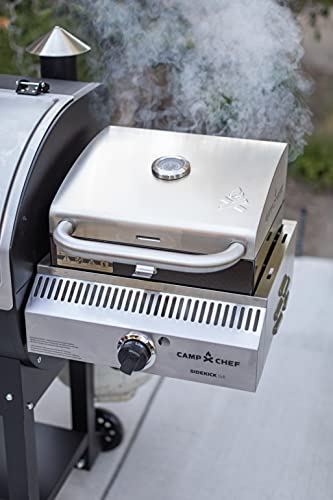 Camp Chef PG14BB 14” Sidekick Sear (Includes Stainless Steel BBQ Box), Silver