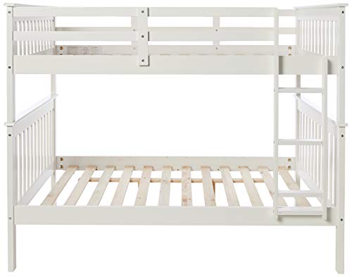 Donco Kids Mission Bunk Bed, Full/Full, White