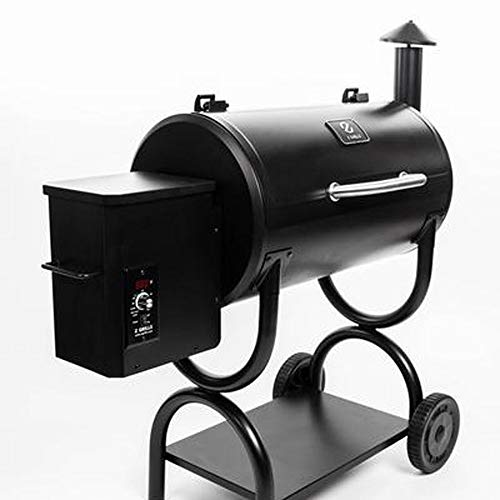 Z GRILLS Wood Pellet Grill & Smoker, 8 in 1 BBQ Grill Outdoor Smoker with 560 sq in Cooking Area,Auto Temperature Control, Black(ZPG-550B)