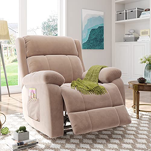 Harper&Bright Designs Power Lift Chair Soft Fabric Recliner Living Room Sofa Chair