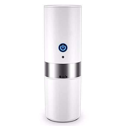 YADSHENG Portable Capsule Coffee Machine Capsule Coffee Machine Small Portable Capsule Coffee Powder Cup Travel Portable Mini Espresso Machines (Color : White, Size : 7.5x23.5cm)