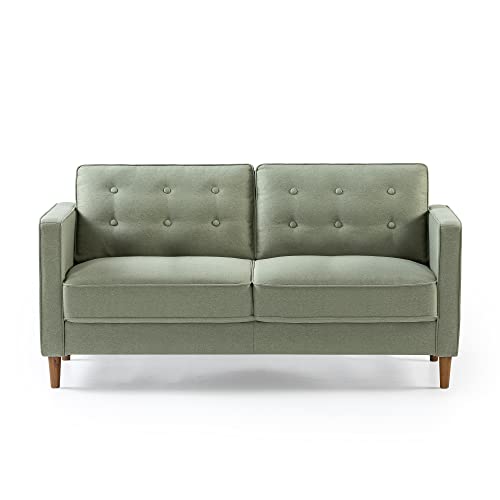 ZINUS Lauren Sofa Couch / Button Tufted Cushions / Easy, Tool-Free Assembly, Pear Green