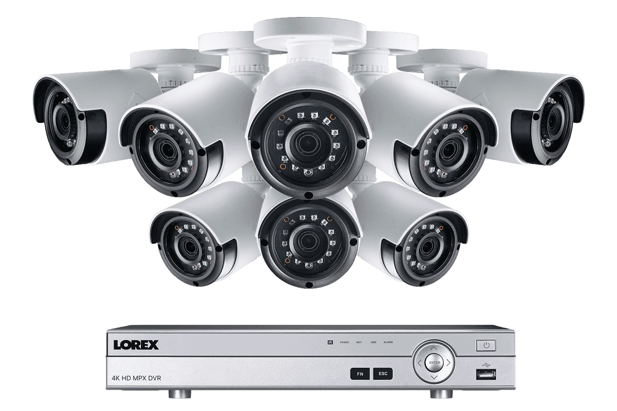 Lorex 2KMPX88 Super HD 4MP 8 Camera 8 Channel DVR Surveillance Security System New