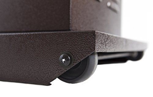 Fire Sense 62224 Hammered Bronze Finish Square Flame Patio Heater