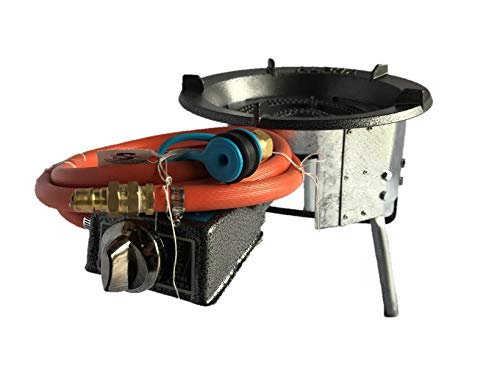 High Power Natural Gas Stove with Wind Guard and Quick Disconnect