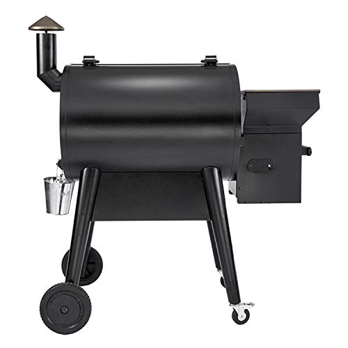 Z GRILLS ZPG-7002F 8 in 1 Wood Pellet Portable Grill Smoker for Outdoor BBQ Cooking with Digital Temperature Control and Grill Cover, Bronze
