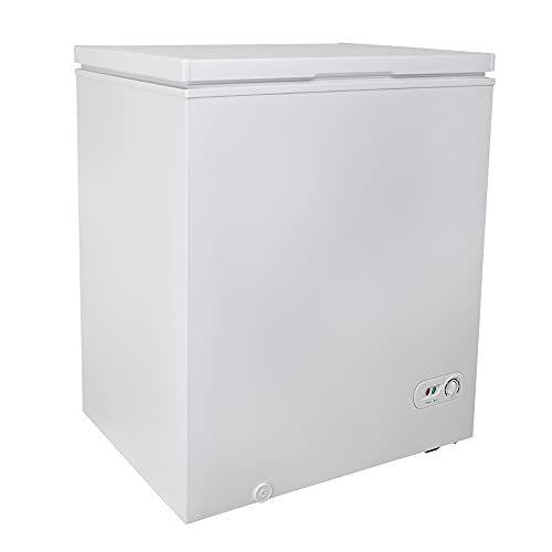 AC115V / 60Hz 143L / 5.0 CU.FT single door horizontal freezer white