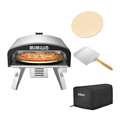 Mimiuo Portable Gas Pizza Oven with 13