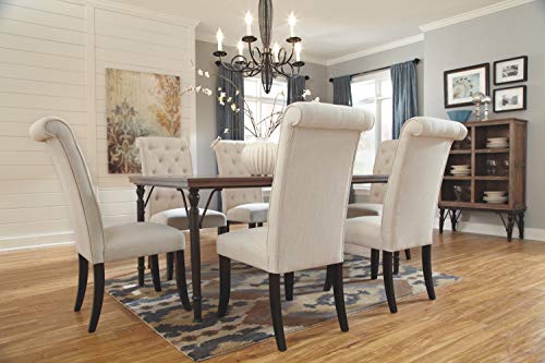 Signature Design by Ashley Tripton Dining Room Chair, Linen
