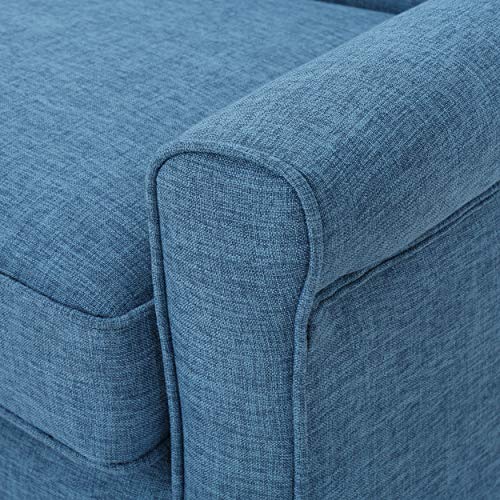 Christopher Knight Home Mariah Mid-Century Modern Loveseat, Muted Blue