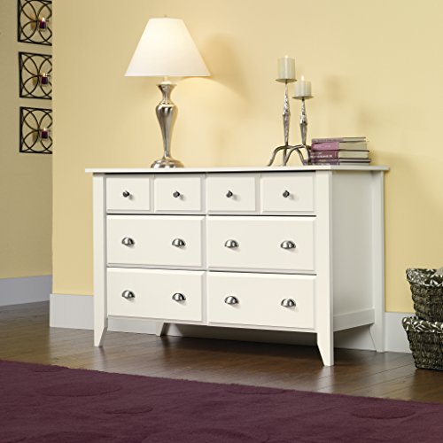 Sauder Shoal Creek Dresser, Soft White finish