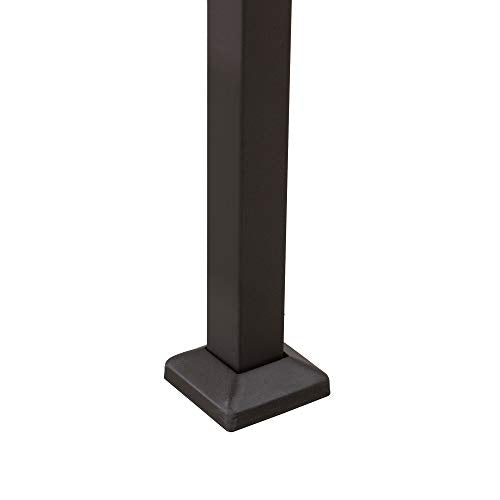 Sunjoy Harborcreek 5 x 8 ft. Steel 2-Tier Grill Gazebo, Tan & Brown