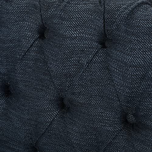 Christopher Knight Home Parksley Sofas, Navy Blue + Dark Brown