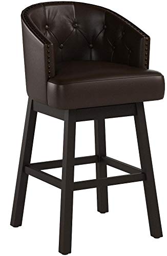 Christopher Knight Home Ogden KD Swivel Barstool (2 piece set) - Brown