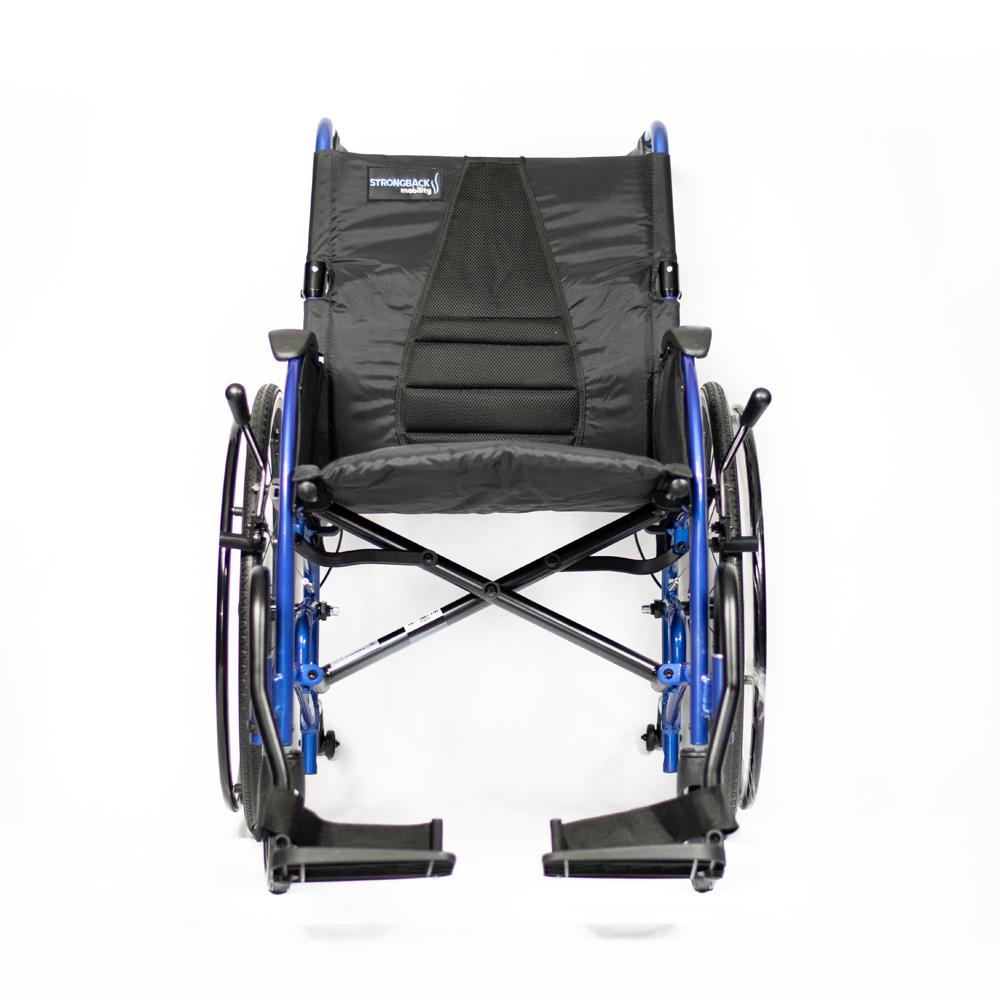 Strongback Mobility 24 Lightweight Folding Wheelchair with Attendant Brakes