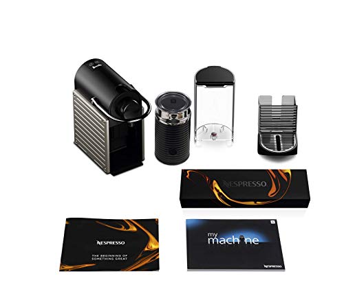 Nespresso Pixie with Aeroccino by Breville- Titan