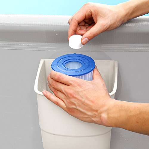 Blue Wave NB19791 18-ft Round 52-in Deep Active Frame Package Above Ground Swimming Pool with Cover, x