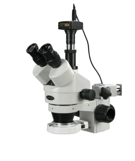 Amscope SM-3TZ-54S-5M 3.5X - 90X Trinocular LED Boom Stand Stereo Microscope Plus 5MP Camera New
