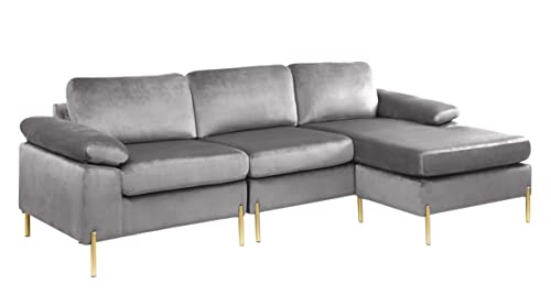Devion Furniture Wilbleton Sectional, Gray