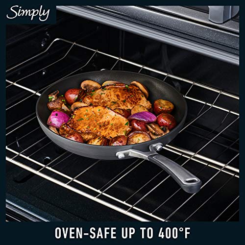 Calphalon Simply Pots and Pans Set, 10 Piece Cookware Set, Nonstick