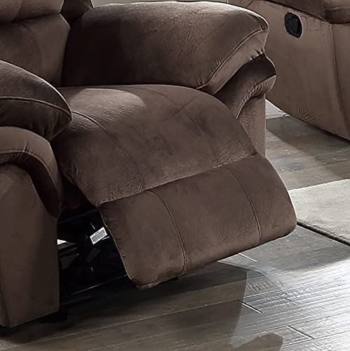 Poundex PDEX-F86381 Recliner, Chocolate