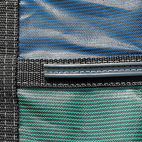 YARD GUARD Deck Lock Mesh 18' x 36' + 8' End Steps Swimming Pool Safety Cover