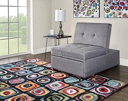 Powell Furniture Boone Convertible Sofa Bed Sofabed, 31.125