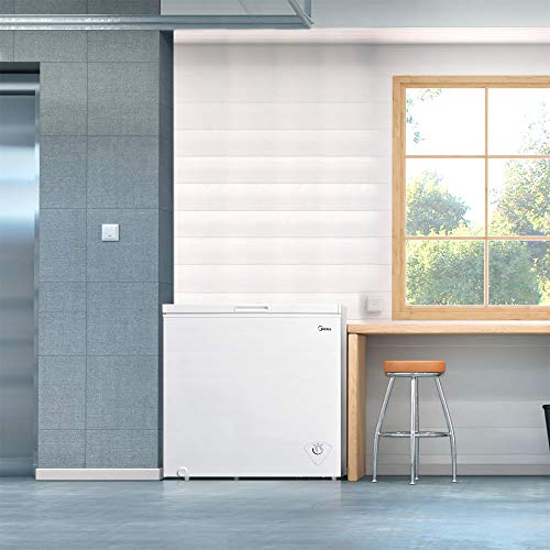Midea MRC070S0AWW Chest Freezer, 7.0 Cubic Feet, White