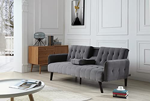 Glory Furniture Manchester Sofabed, Gray