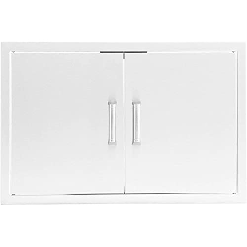 BBQGuys Signature 32-Inch Stainless Steel Double Access Door - Contempo