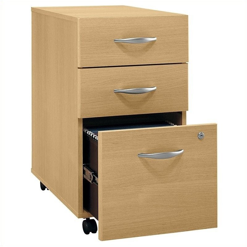 3 Drawer Mobile File Cabinet