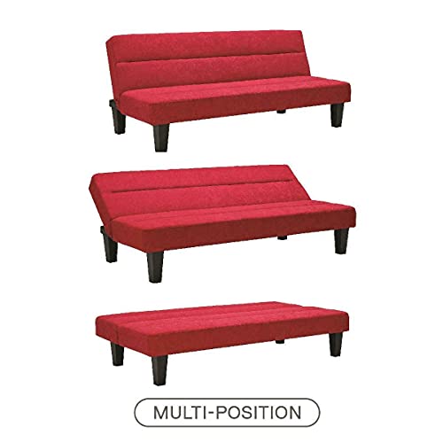 WXYQY Futon Sofa Twin Size Red Color Bed Set Sleeper Couch Mattresses Lounge Living Room Furniture Set Sofa Bed